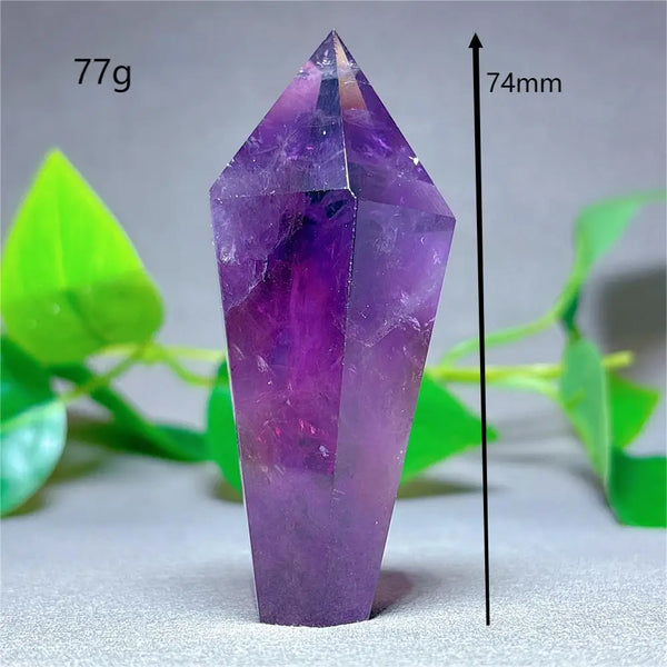 Purple Amethyst Wand Point-ToShay.org