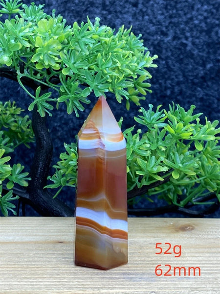 Orange Carnelian Wand-ToShay.org