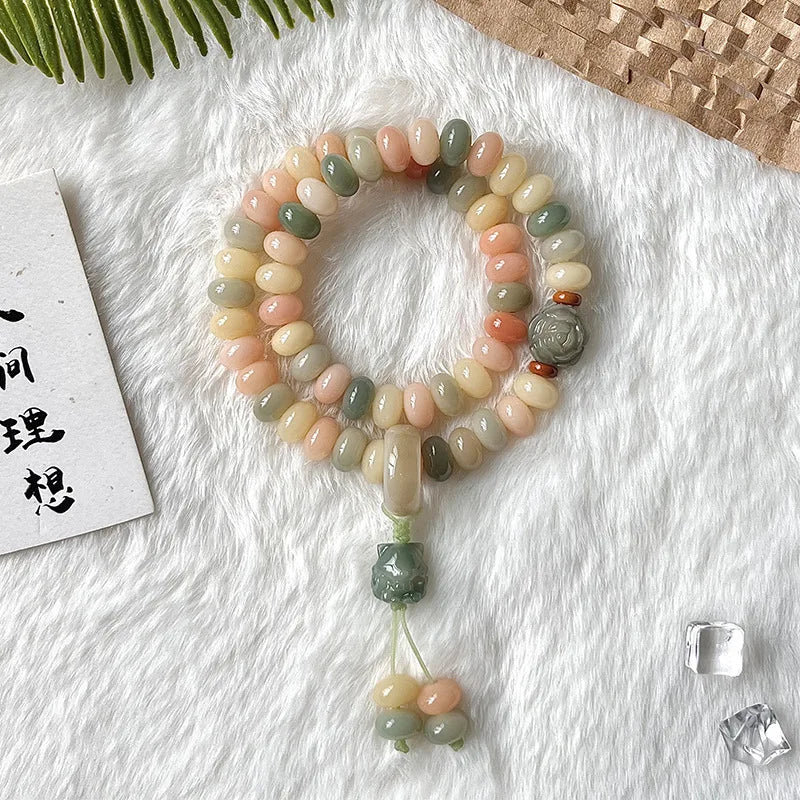 Rainbow Abacus Bodhi Beads-ToShay.org