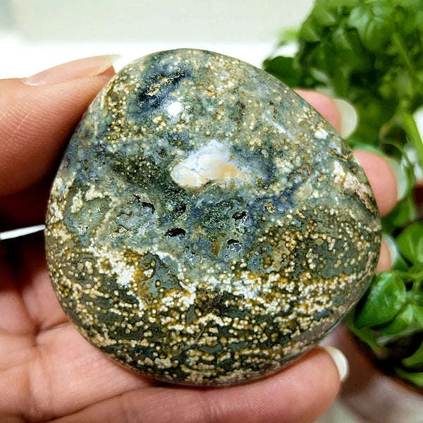 Ocean Jasper Palm Stone-ToShay.org