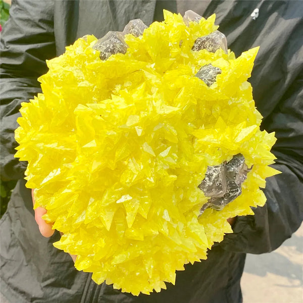 Yellow Sulphonite Crystal Cluster-ToShay.org