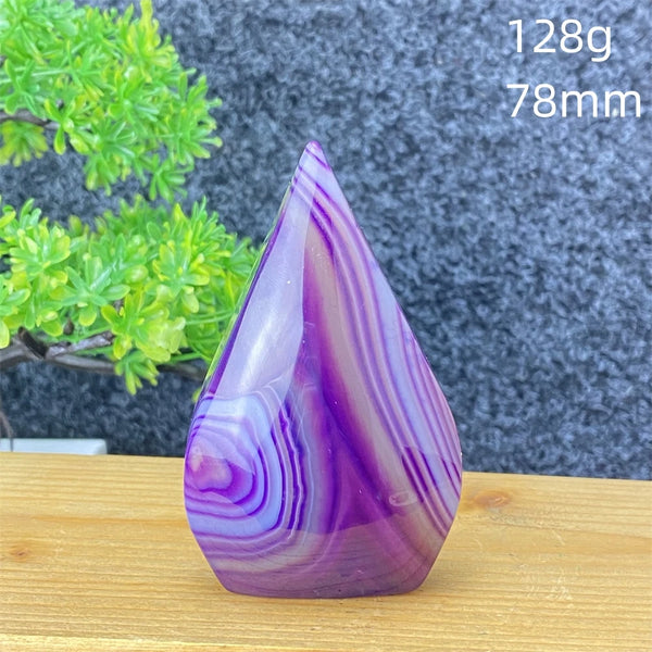 Purple Agate Torch-ToShay.org