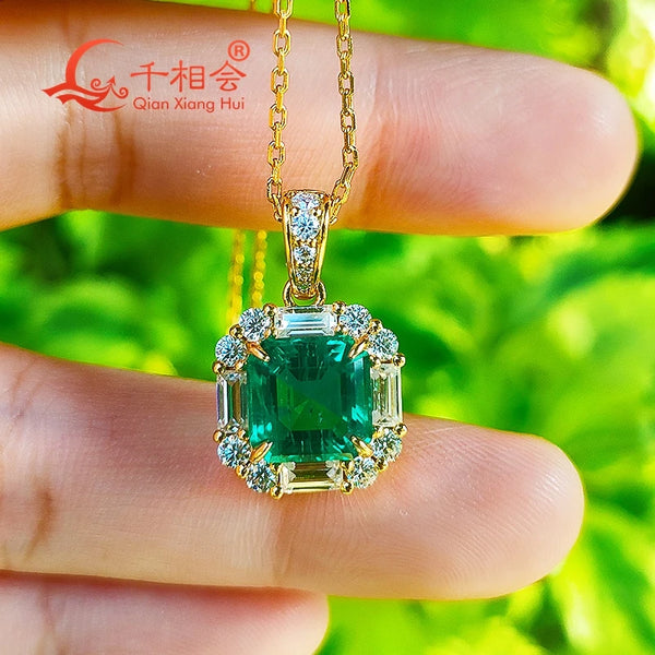 Green Emerald Pendant-ToShay.org