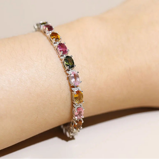 Mixed Tourmaline Bracelet-ToShay.org