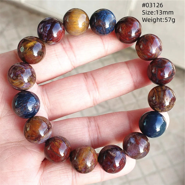Blue Red Pietersite Bracelet-ToShay.org