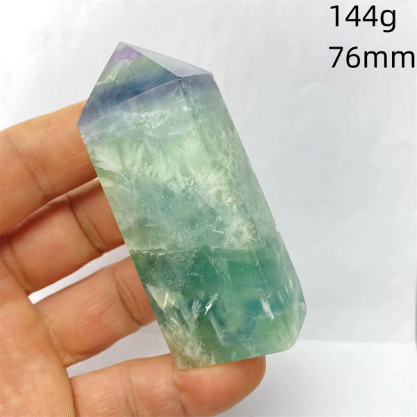 Rainbow Fluorite Crystal Point-ToShay.org