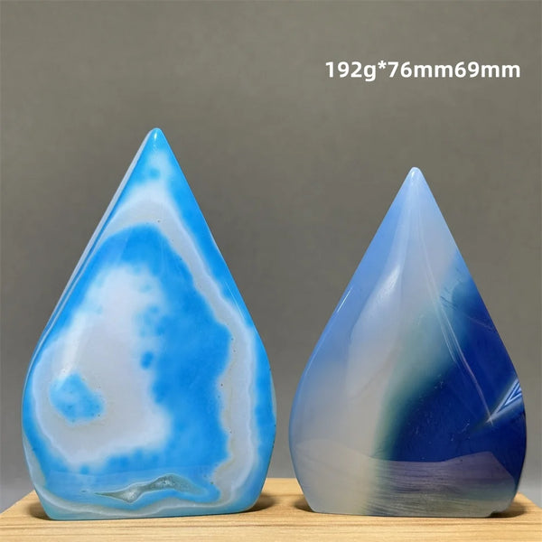 Blue Agate Torch-ToShay.org