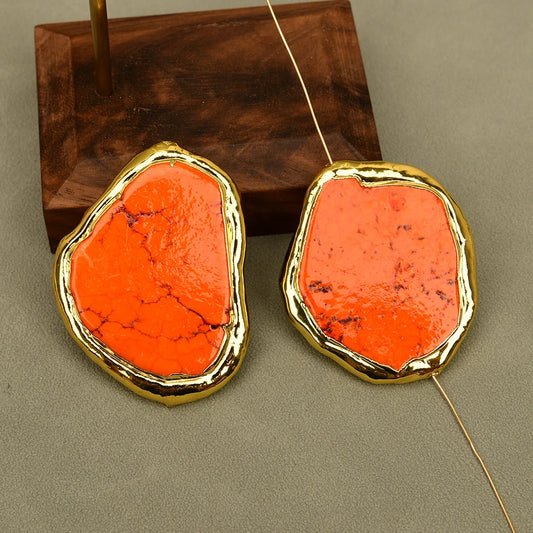 Orange Turquoise Beads-ToShay.org
