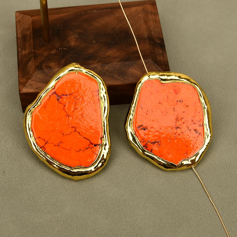 Orange Turquoise Beads-ToShay.org
