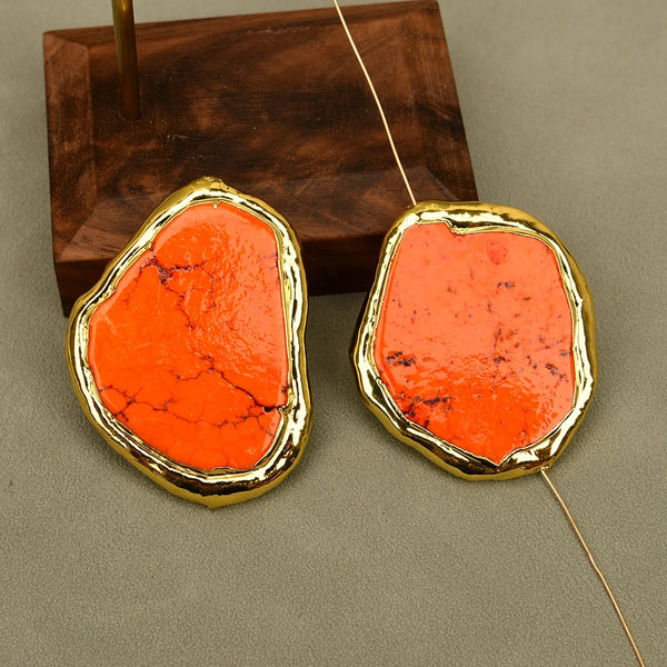 Orange Turquoise Beads-ToShay.org