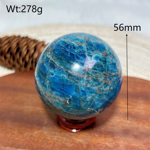 Blue Apatite Ball-ToShay.org