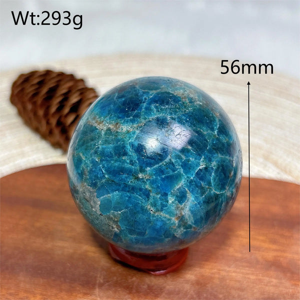 Blue Apatite Ball-ToShay.org