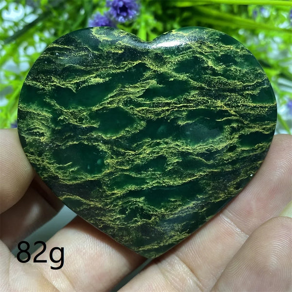 Green Emerald Stone Heart-ToShay.org