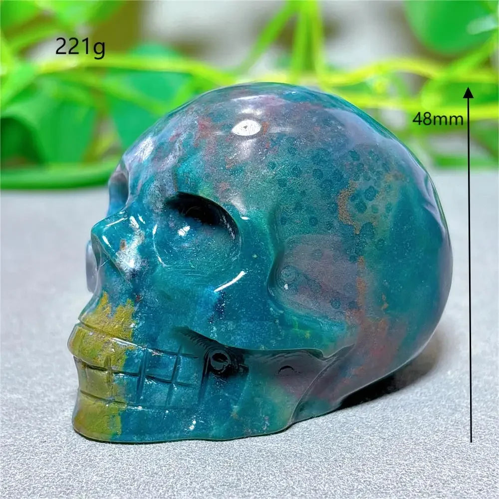 Ocean Jasper Skull-ToShay.org