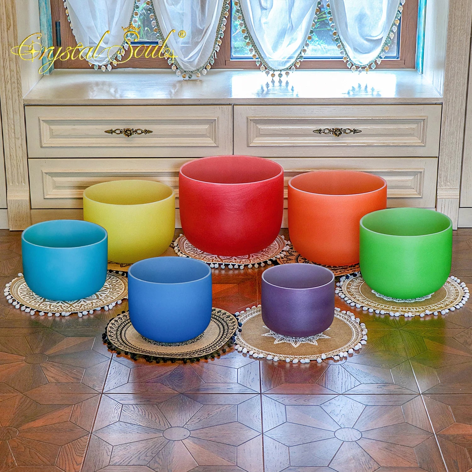Chakra Crystal Singing Bowls-ToShay.org