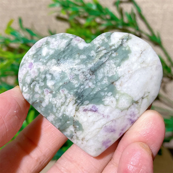 Green Moss Agate Heart-ToShay.org