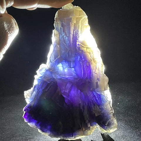 Purple Fluorite Crystal-ToShay.org