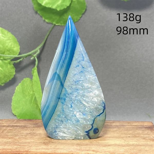 Blue Striped Agate Torch-ToShay.org