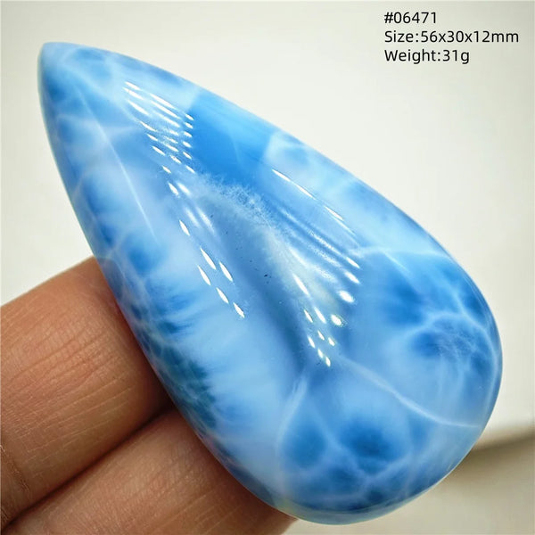 Blue Larimar Pendant-ToShay.org