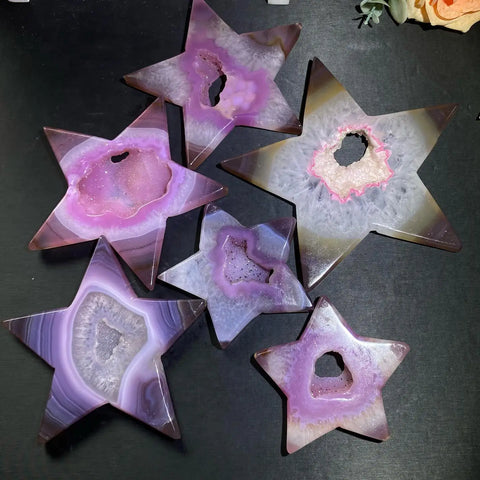 Pink Agate Star-ToShay.org