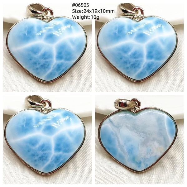 Blue Larimar Pendant-ToShay.org