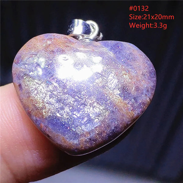 Blue Blood Red Lolite Pendant-ToShay.org