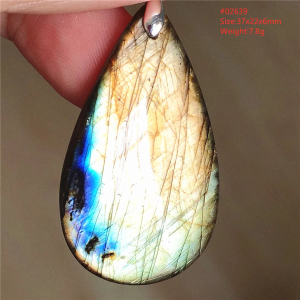 Blue Light Labradorite Pendant-ToShay.org