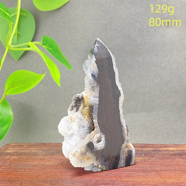 Purple Sphalerite Crystal Tower-ToShay.org
