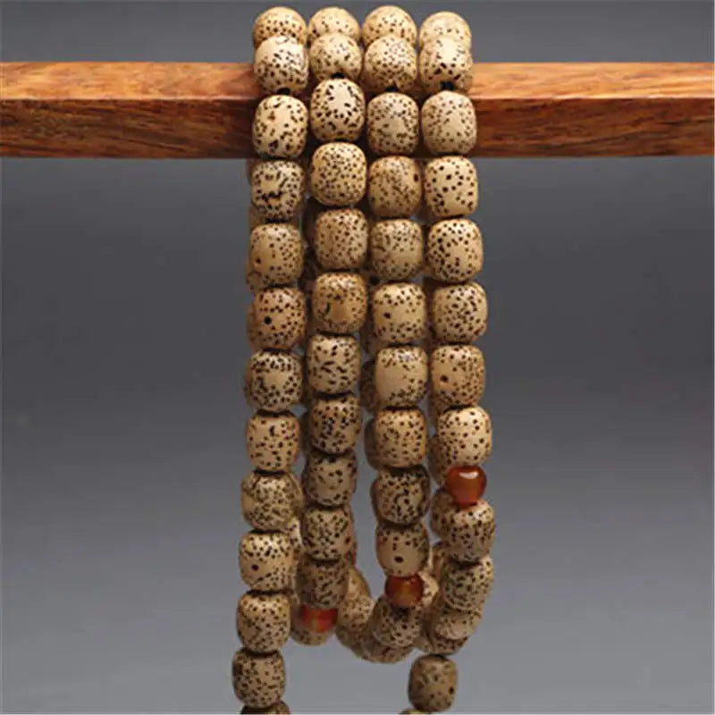 Brown Bodhi Bead Mala-ToShay.org