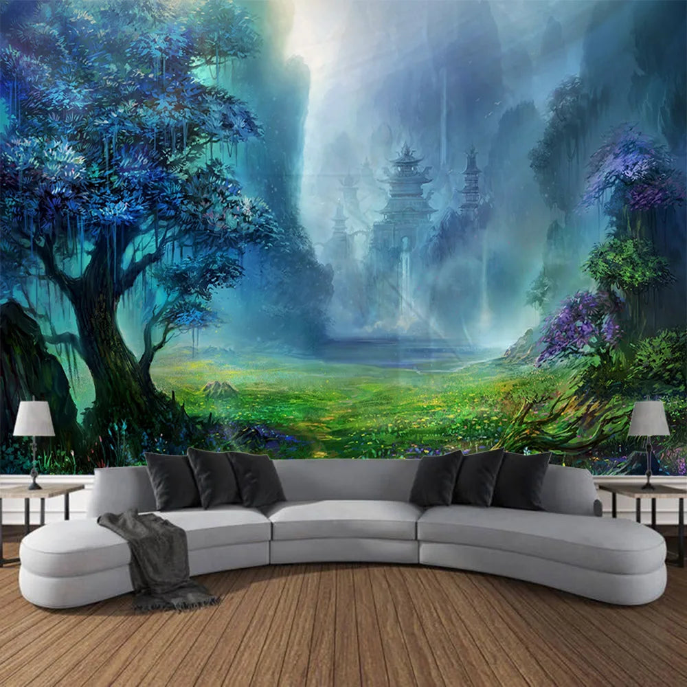 Fairy Tale Forest Tapestry-ToShay.org