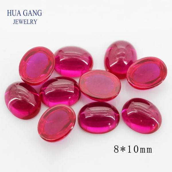Red Ruby Corundum Cabochon-ToShay.org
