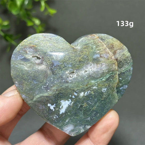 Green Aquatic Agate Heart-ToShay.org