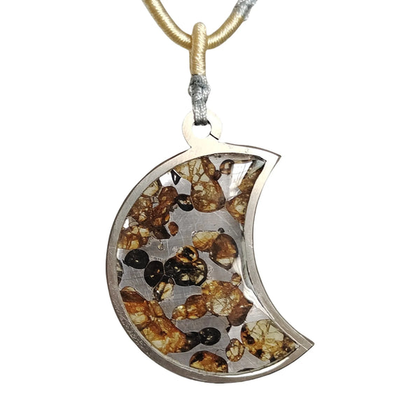 Olive Meteorite Pendant-ToShay.org