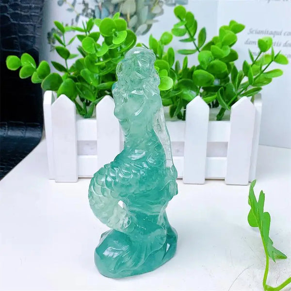 Green Fluorite Mermaid-ToShay.org