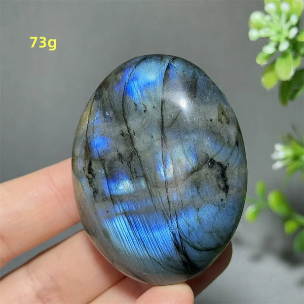 Blue Labrador Palm Stone-ToShay.org