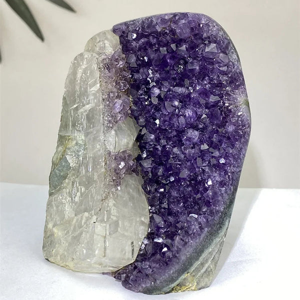 Purple Amethyst Crystal Geode-ToShay.org