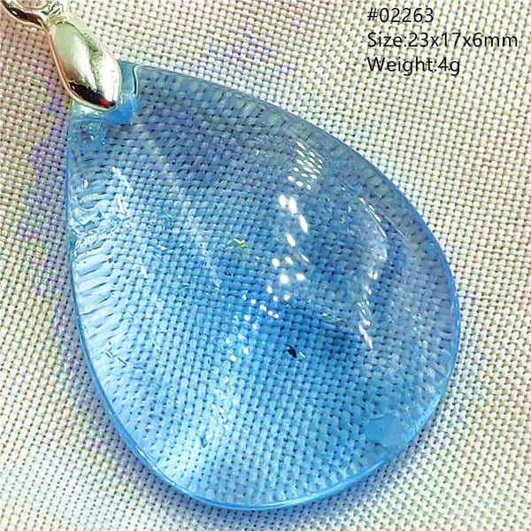 Blue Topaz Crystal Pendant-ToShay.org
