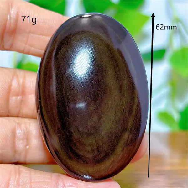 Rainbow Obsidian Palm Stones-ToShay.org