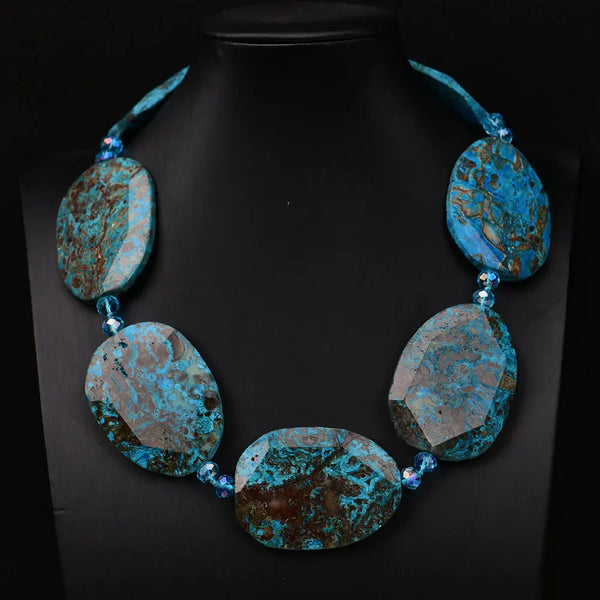 Blue Ocean Jasper Slab Beads-ToShay.org
