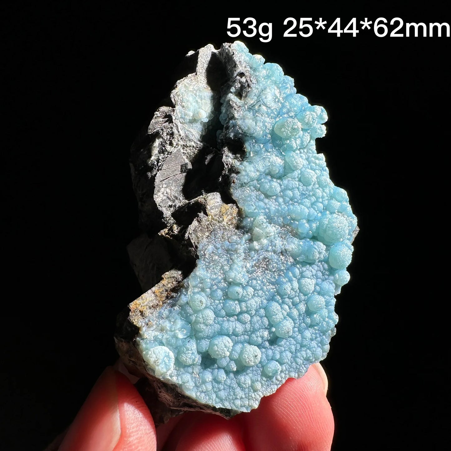 Blue Gibbsite Crystal-ToShay.org