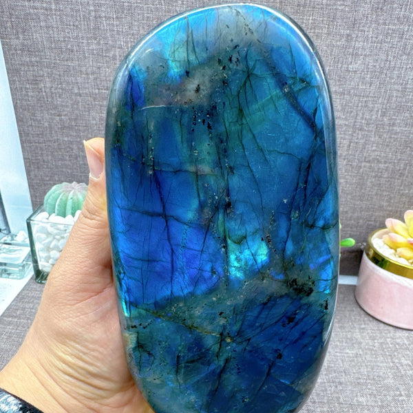 Blue Labradorite Crystal-ToShay.org