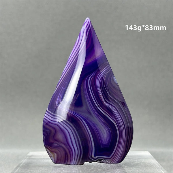 Purple Agate Torch-ToShay.org