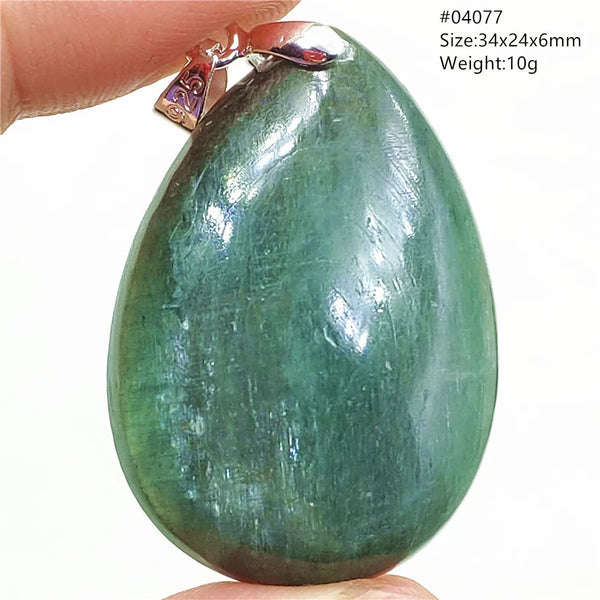 Green Kyanite Pendant-ToShay.org