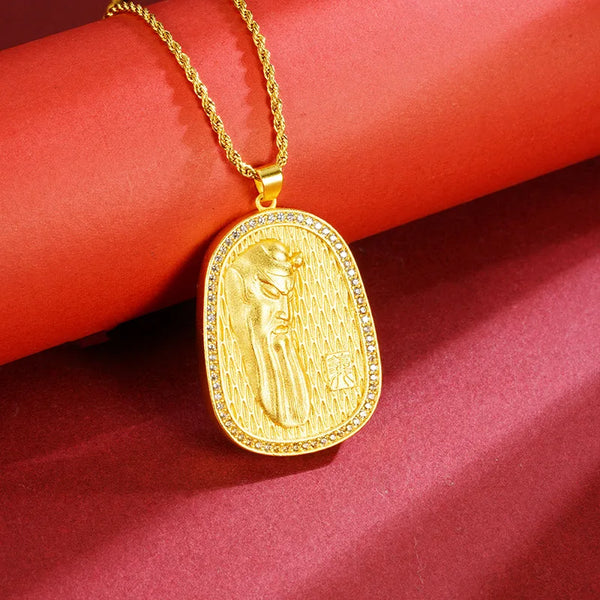 Gold Guan Gong Pendant-ToShay.org