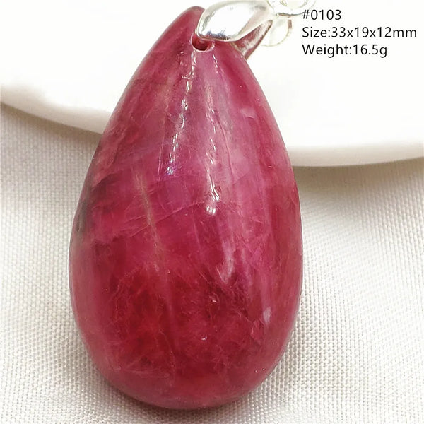 Red Rhodonite Pendant-ToShay.org