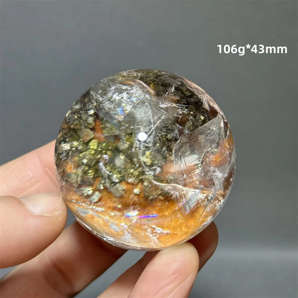 Yellow Chalcopyrite Crystal Ball-ToShay.org