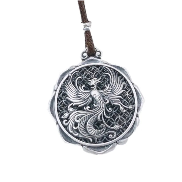 Silver Phoenix Pendant-ToShay.org