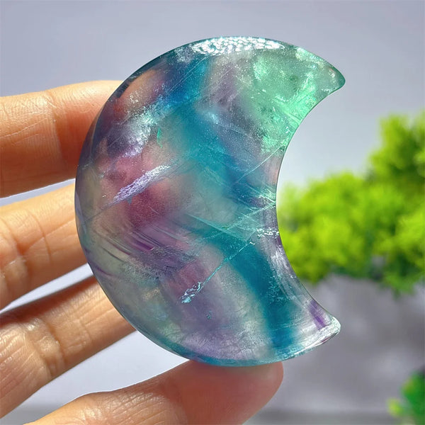 Rainbow Fluorite Moon-ToShay.org