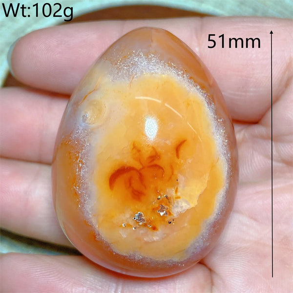 Orange Carnelian Egg-ToShay.org