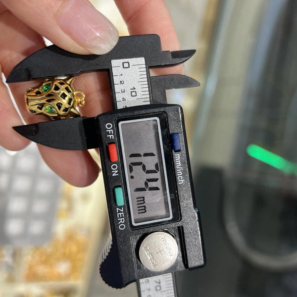 Gold Leopard Head Pendant-ToShay.org